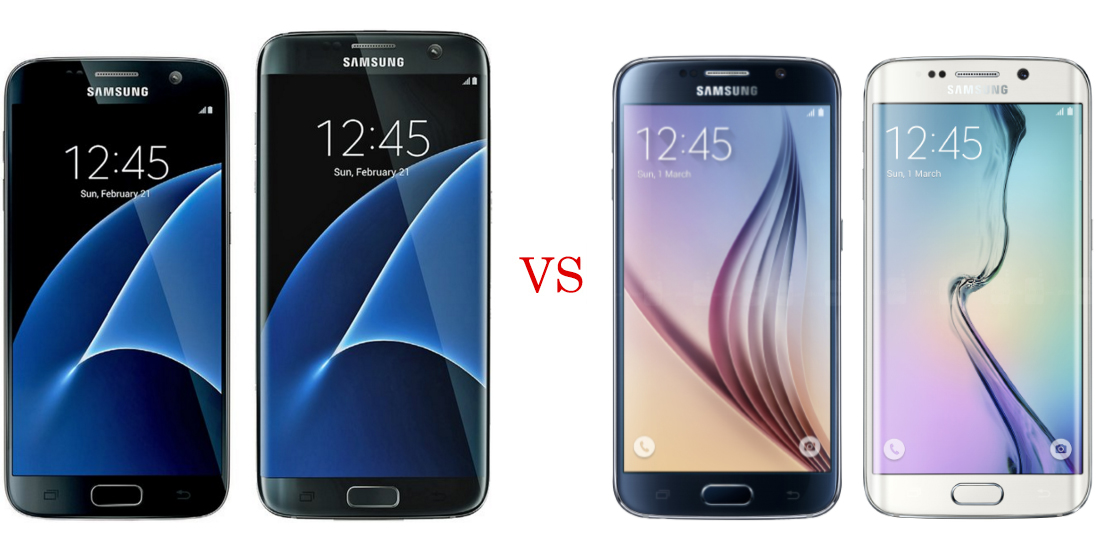 Samsung Galaxy S7 versus Samsung Galaxy S6 1